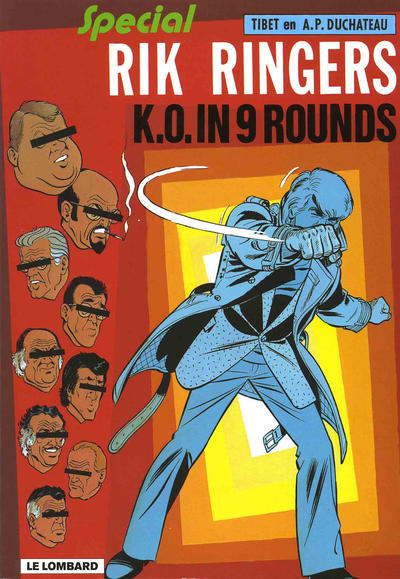 Cover for Rik Ringers (Le Lombard, 1963 series) #31 - K.O. in 9 rounds