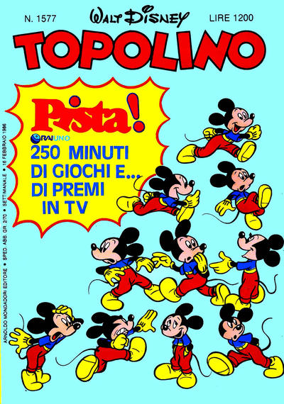 Cover for Topolino (Mondadori, 1949 series) #1577