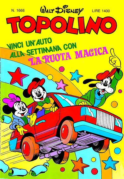 Cover for Topolino (Mondadori, 1949 series) #1666