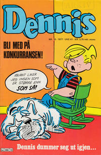 Cover Thumbnail for Dennis (Semic, 1977 series) #10/1977