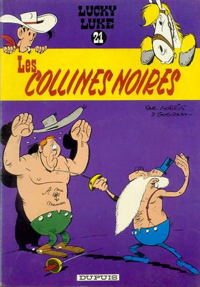 Cover for Lucky Luke (Dupuis, 1949 series) #21 - Les collines noires