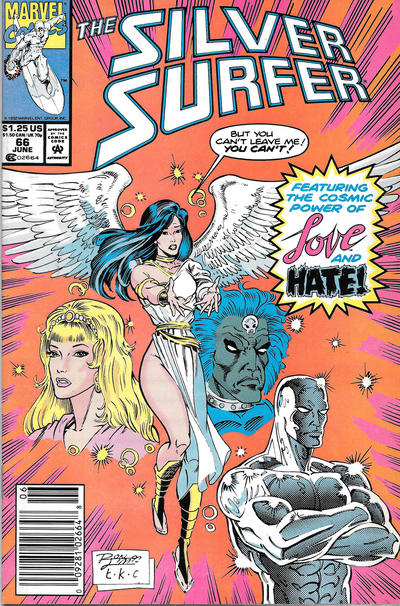 Cover for Silver Surfer (Marvel, 1987 series) #66 [Newsstand]