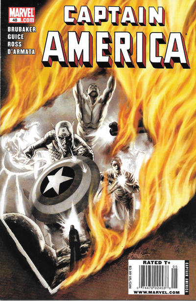 Cover for Captain America (Marvel, 2005 series) #48 [Newsstand]