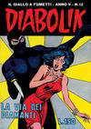 Cover for Diabolik (Astorina, 1962 series) #v5#12 [62] - La via dei diamanti