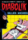 Cover for Diabolik (Astorina, 1962 series) #v6#1 [77] - Ballata macabra