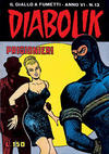 Cover for Diabolik (Astorina, 1962 series) #v6#13 [89] - Prigionieri