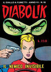 Cover for Diabolik (Astorina, 1962 series) #v6#18 [94] - Il nemico invisibile