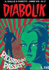 Cover for Diabolik (Astorina, 1962 series) #v8#17