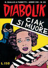 Cover for Diabolik (Astorina, 1962 series) #v8#20
