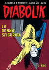 Cover for Diabolik (Astorina, 1962 series) #v8#23