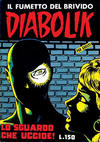 Cover for Diabolik (Astorina, 1962 series) #v3#17 - Lo sguardo che uccide!