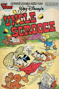 Cover Thumbnail for Walt Disney's Uncle Scrooge (Gladstone, 1986 series) #242 [Newsstand]