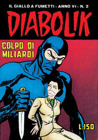 Cover Thumbnail for Diabolik (Astorina, 1962 series) #v6#2 [78] - Colpo di miliardi