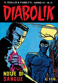 Cover Thumbnail for Diabolik (Astorina, 1962 series) #v6#11 [87] - Notte di sangue