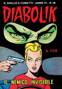 Cover Thumbnail for Diabolik (Astorina, 1962 series) #v6#18 [94] - Il nemico invisibile