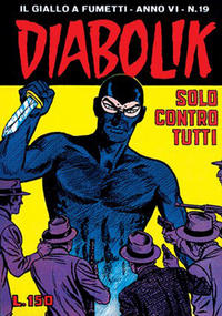 Cover Thumbnail for Diabolik (Astorina, 1962 series) #v6#19 [95] - Solo contro tutti