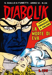 Cover Thumbnail for Diabolik (Astorina, 1962 series) #v6#24 [100] - La morte di Eva