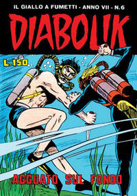 Cover Thumbnail for Diabolik (Astorina, 1962 series) #v7#6 [108] - Agguato sul fondo