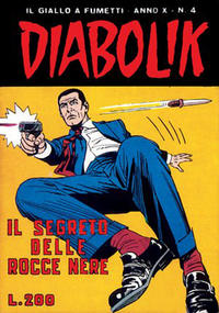 Cover Thumbnail for Diabolik (Astorina, 1962 series) #v10#4 [184] - Il segreto delle rocce nere