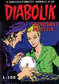 Cover Thumbnail for Diabolik (Astorina, 1962 series) #v12#20 [250] - Incredibile profezia