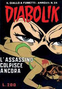 Cover Thumbnail for Diabolik (Astorina, 1962 series) #v12#24