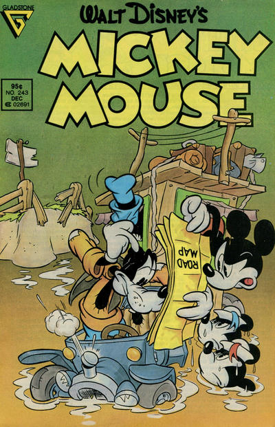 Cover for Mickey Mouse (Gladstone, 1986 series) #243 [Newsstand]