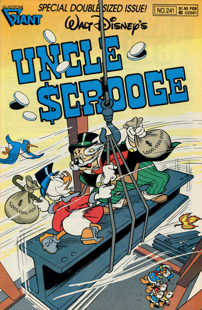 Cover for Walt Disney's Uncle Scrooge (Gladstone, 1986 series) #241 [Newsstand]