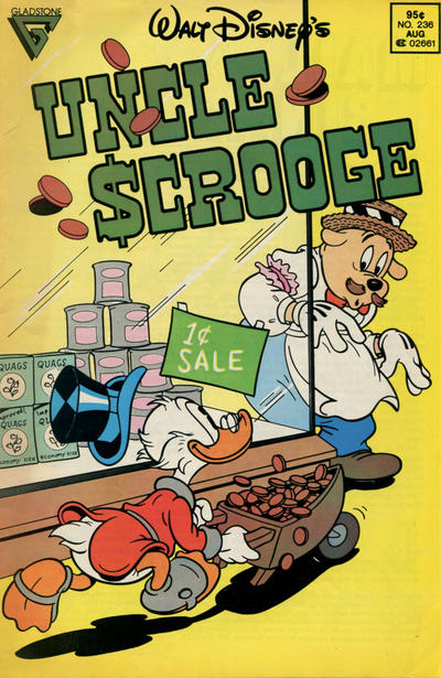 Cover for Walt Disney's Uncle Scrooge (Gladstone, 1986 series) #236 [Newsstand]