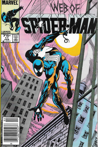 Cover for Web of Spider-Man (Marvel, 1985 series) #11 [Canadian]