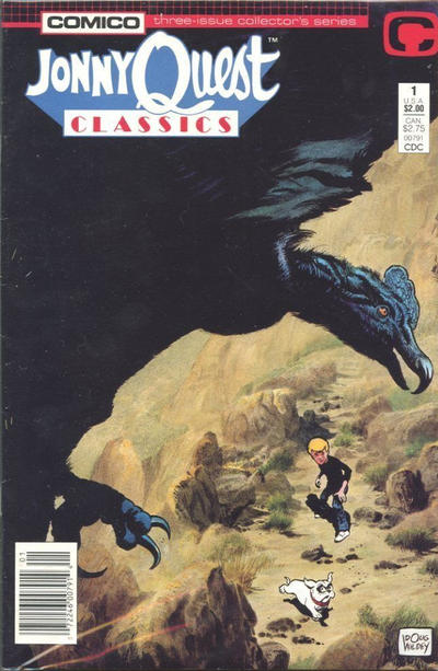 Cover for Jonny Quest Classics (Comico, 1987 series) #1 [Newsstand]