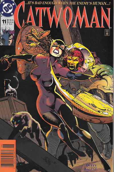 Cover for Catwoman (DC, 1993 series) #11 [Newsstand]