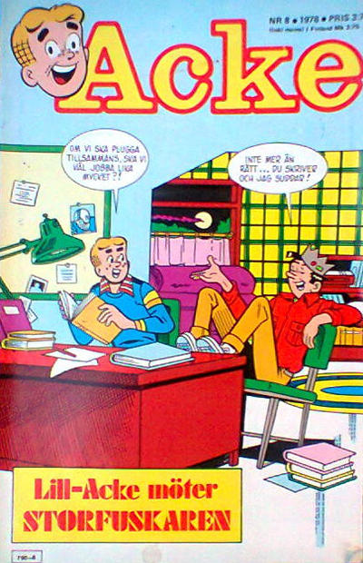 Cover for Acke (Semic, 1969 series) #8/1978