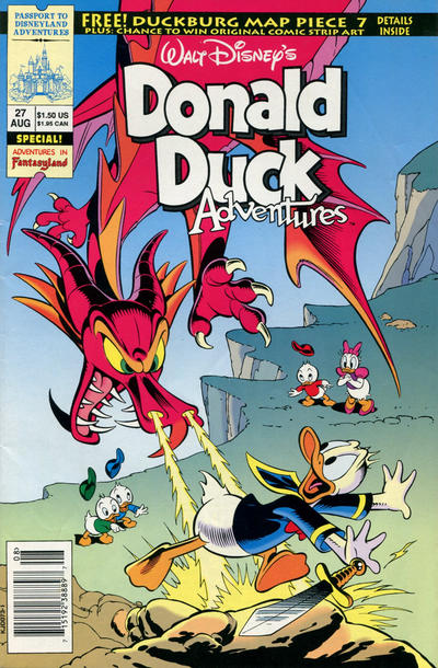 Cover for Walt Disney's Donald Duck Adventures (Disney, 1990 series) #27 [Newsstand]