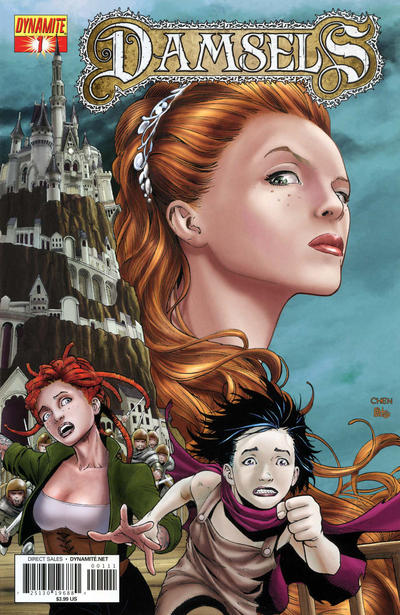 Cover for Damsels (Dynamite Entertainment, 2012 series) #1 [Cover B Chen]