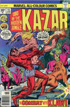 Cover for Ka-Zar (Marvel, 1974 series) #16 [British]