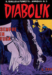 Cover Thumbnail for Diabolik (Astorina, 1962 series) #v13#5 [261] - Sempre in fuga
