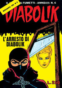 Cover Thumbnail for Diabolik (Astorina, 1962 series) #v13#6 - L'arresto di Diabolik