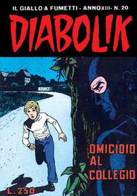 Cover Thumbnail for Diabolik (Astorina, 1962 series) #v13#20 [274] - Omicidio al collegio