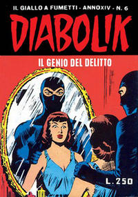 Cover Thumbnail for Diabolik (Astorina, 1962 series) #v14#6 - Il genio del delitto