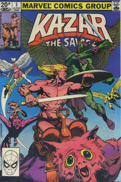 Cover for Ka-Zar the Savage (Marvel, 1981 series) #3 [British]