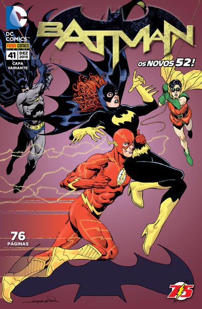 Cover for Batman (Panini Brasil, 2012 series) #41 [Capa Variante Flash 75 Anos]