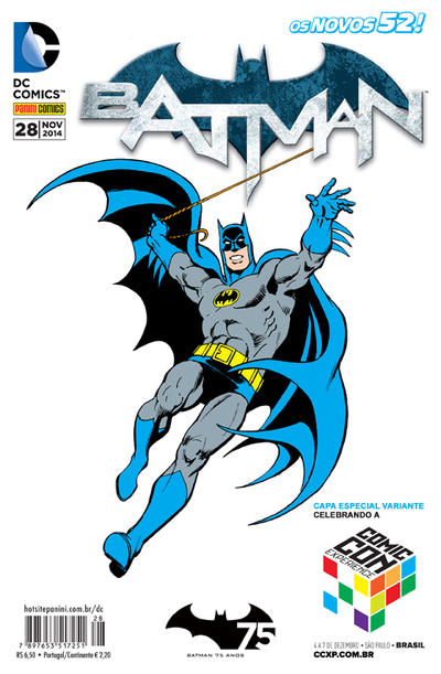 Cover for Batman (Panini Brasil, 2012 series) #28 [Capa Variante Especial Celebrando A CCXP 2014]