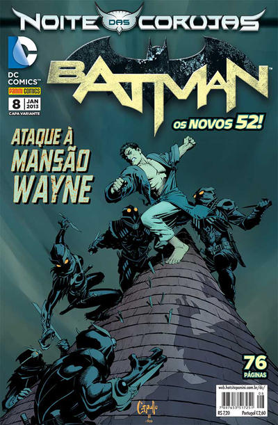 Cover for Batman (Panini Brasil, 2012 series) #8 [Capa Variante Greg Capullo]