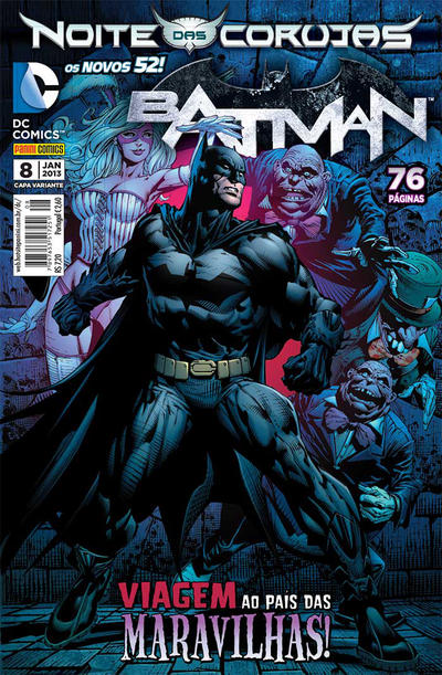 Cover for Batman (Panini Brasil, 2012 series) #8 [Capa Variante David Finch]