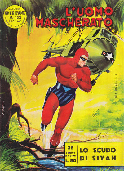 Cover for L'Uomo Mascherato [Avventure americane] (Edizioni Fratelli Spada, 1962 series) #132