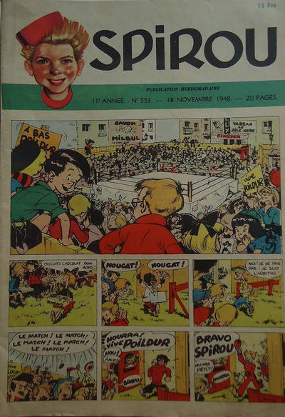 Cover for Spirou (Dupuis, 1947 series) #553