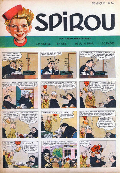 Cover for Spirou (Dupuis, 1947 series) #583