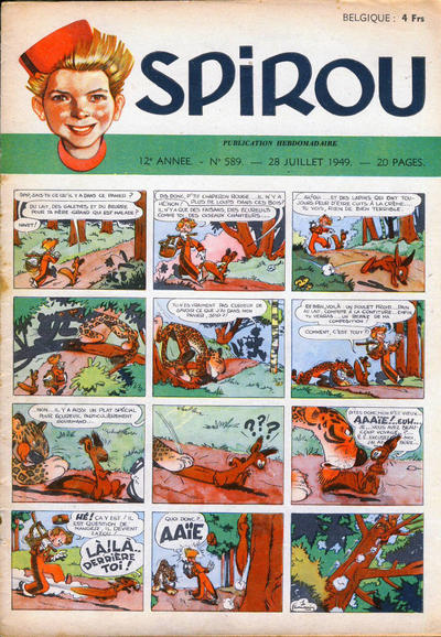 Cover for Spirou (Dupuis, 1947 series) #589