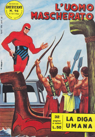 Cover for L'Uomo Mascherato [Avventure americane] (Edizioni Fratelli Spada, 1962 series) #96