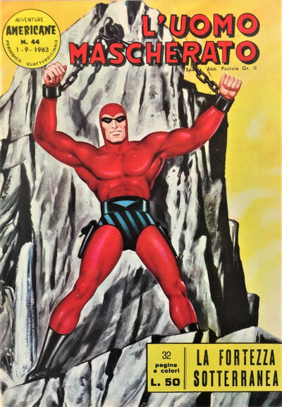 Cover for L'Uomo Mascherato [Avventure americane] (Edizioni Fratelli Spada, 1962 series) #44